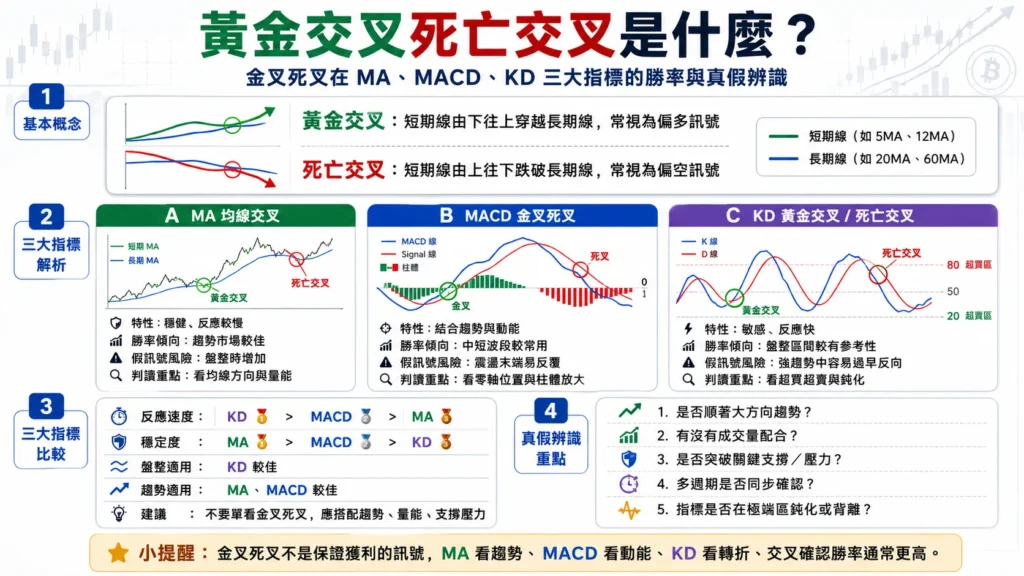 黃金交叉死亡交叉是什麼？