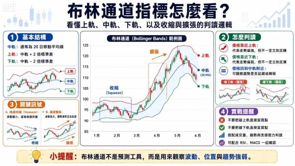 布林通道指標怎麼看？